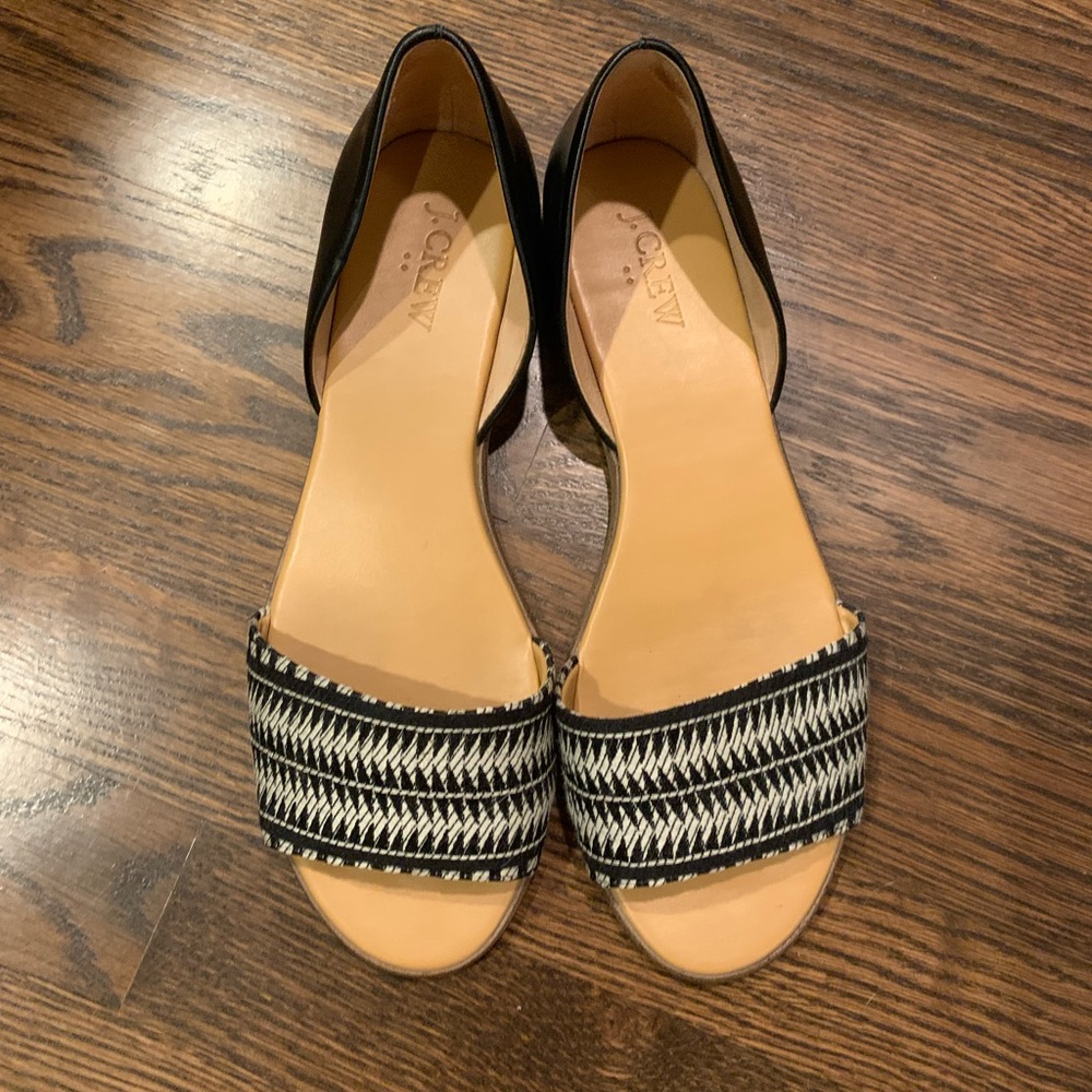 J Crew Peep Toe sandals